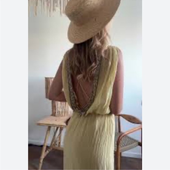Zara NWT SS24 Embroidered Beaded Dress - Picture 5 of 9